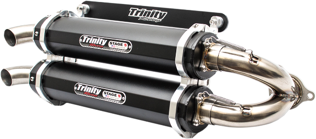 Trinity Racing Stage 5 UTV Slip on Muffler 2016-2020 Polaris RZR XP Turbo 1000