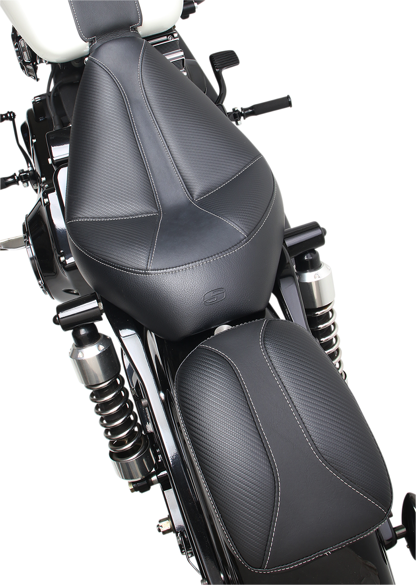 Saddlemen Dominator 7" Detachable Rear Passenger Pillion Pad Seat for Harley