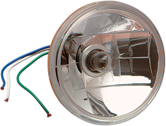 Drag Specialties 12v Incandescent 4-1/2" Diamond Motorcycle Driving Spotlight
