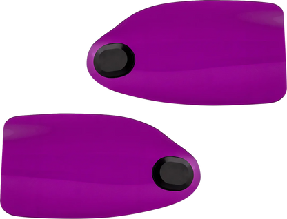Klock Werks Flare Purple Hand Guards fits 2002-2025 Harley Hydraulic Clutch