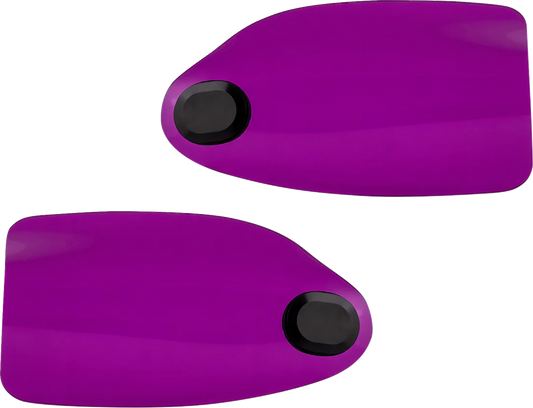 Klock Werks Flare Purple Hand Guards fits 2002-2025 Harley Hydraulic Clutch