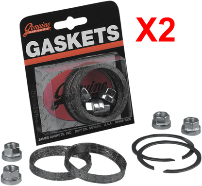 James Gasket Evo Twin Cam 2 Exhaust Gasket Kits for 1982-24 Harley Dyna Touring
