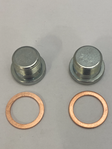 Vance & Hines Motorcycle Exhaust 18mm Oxygen Sensor Port Plugs fits Harley