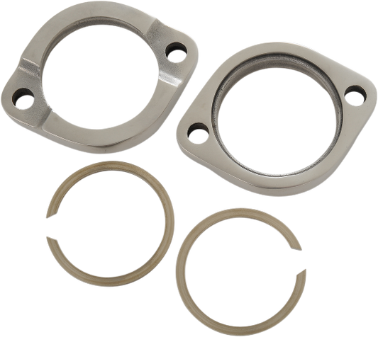 Drag Specialties Heavy Duty Exhaust Flange Kit fits 1984-2024 Harley Touring