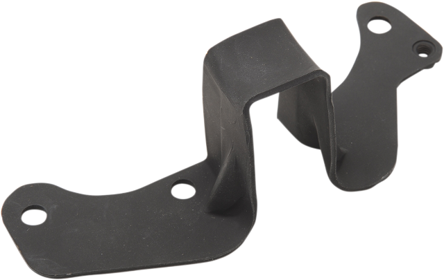 Drag Specialties Matte Black Rear Exhaust Pipe Bracket for 99-06 Harley Touring