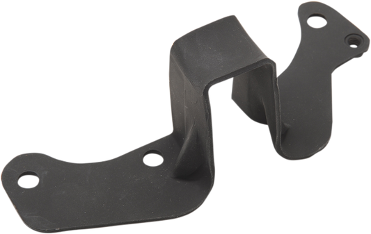 Drag Specialties Matte Black Rear Exhaust Pipe Bracket for 99-06 Harley Touring