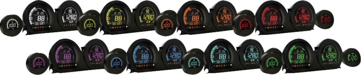 Koso HD-03 Multi-Color LCD Digital Gauge Kit for 2014-2024 Harley Touring
