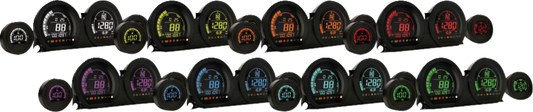 Koso HD-03 Multi-Color LCD Digital Gauge Kit for 2014-2024 Harley Touring