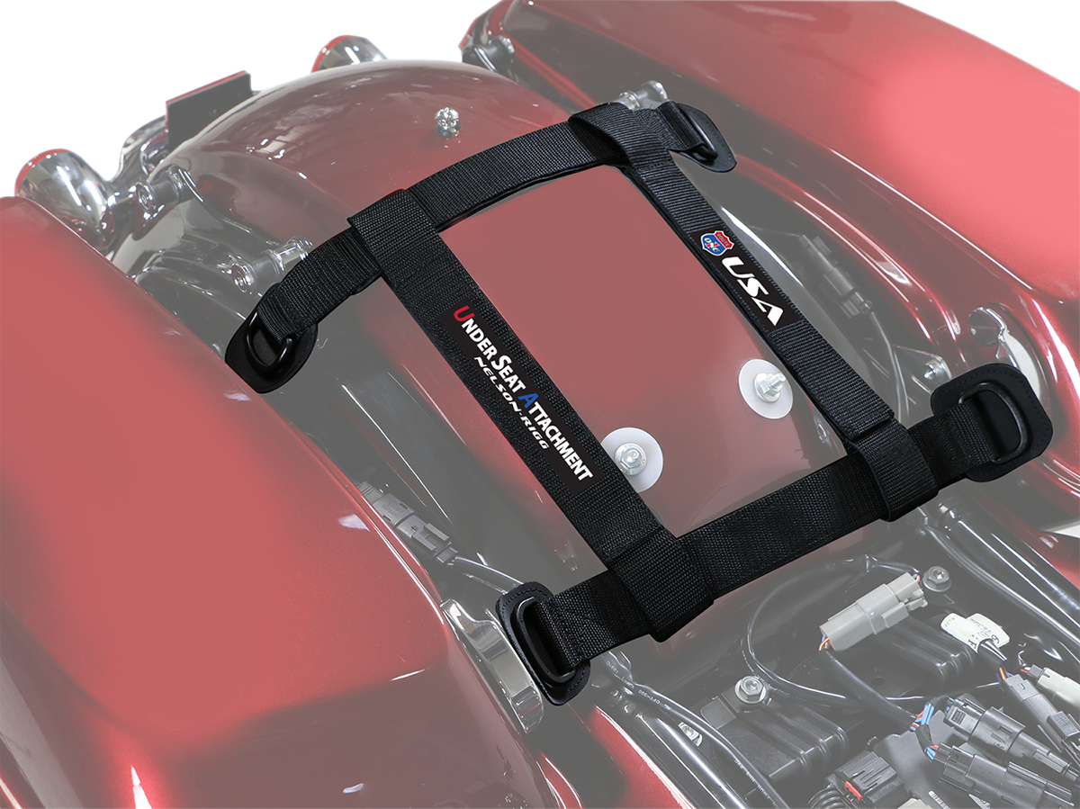 Nelson Rigg Universal Black Under Seat Motorcycle Luggage Mounting Bracket