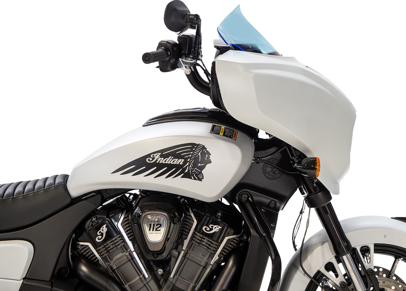 Klock Werks 9" Blue Ice Flare Windshield fits 2025-2026 Indian Powerplus Models