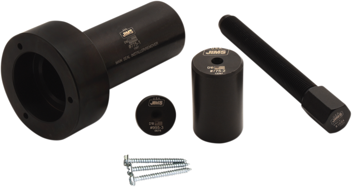Jims Black Crankcase Main Seal Remover Installer Tool 1999-2017 Harley Twin Cam