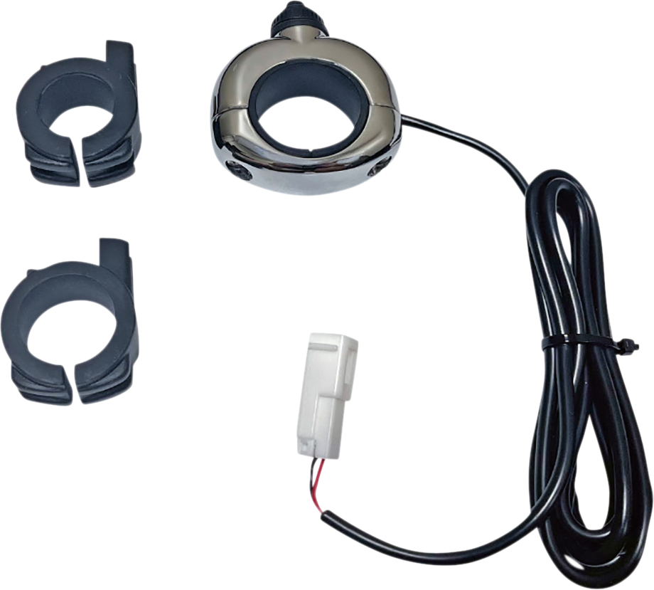Custom Dynamics Universal Motorcycle Handlebar Mounted Auxiliary On Off Switch