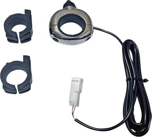 Custom Dynamics Universal Motorcycle Handlebar Mounted Auxiliary On Off Switch