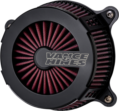 Vance & Hines Black VO2 Cage Fighter Air Cleaner Filter 2008-2017 Harley Touring