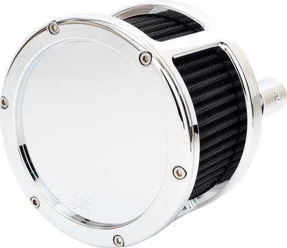Feuling BA Race Series Solid Chrome Air Cleaner Kit 17-24 Harley Touring Softail