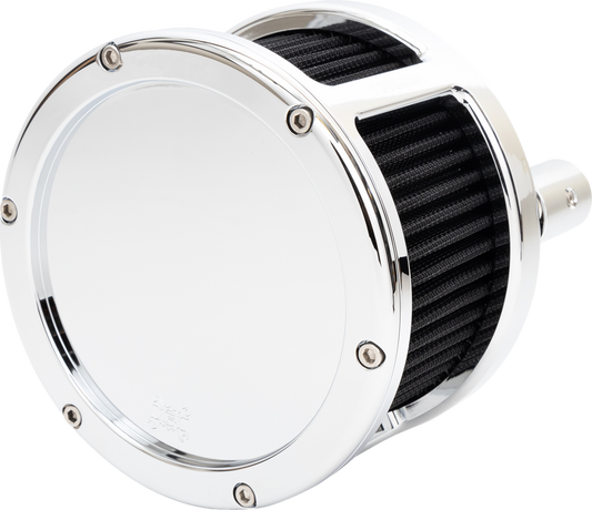 Feuling BA Race Series Solid Chrome Air Cleaner Kit 17-24 Harley Touring Softail