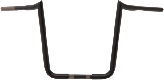 La Choppers Flat Black 18" Prime Ape Handlebars for 1984-2020 Harley Softail FXS