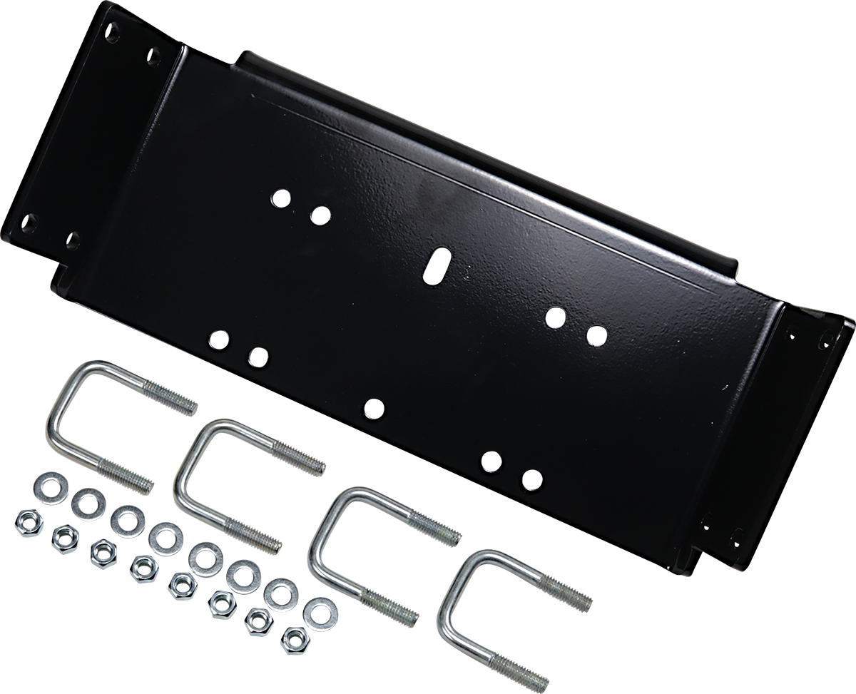 Moose Utility UTV Black Front Winch Mount Kit for 2014-2024 Honda Pioneer 700