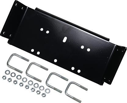 Moose Utility UTV Black Front Winch Mount Kit for 2014-2024 Honda Pioneer 700