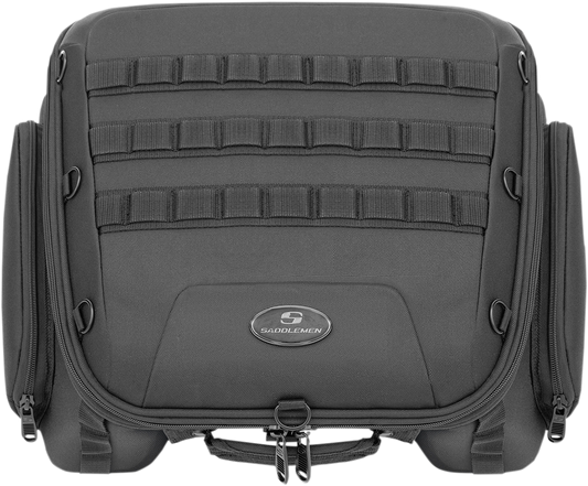 Saddlemen Tactical Black Universal Motorcycle Rear Tail Bag Harley Davidson