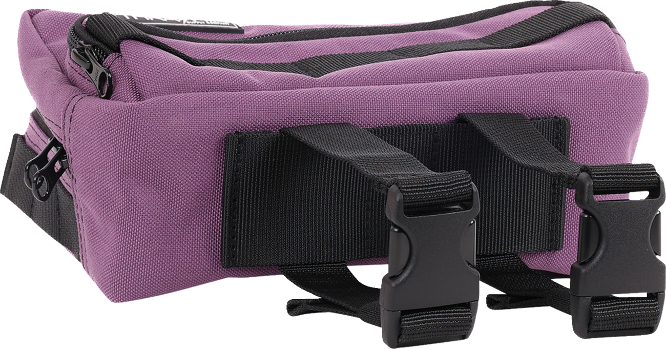 Thrashin Supply Purple Motorcycle Handlebar Storage Bag Plus for Harley THB-0027
