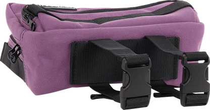 Thrashin Supply Purple Motorcycle Handlebar Storage Bag Plus for Harley THB-0027