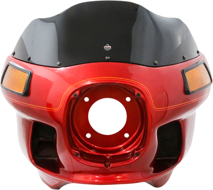 Klock Werks Flare Black Sport Fairing Windshield 1983-93 Harley Sport Glide FXRT