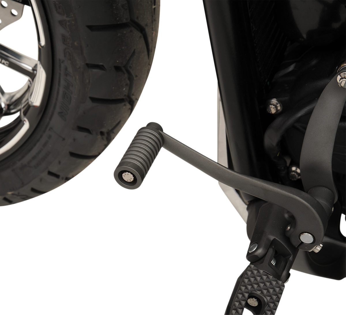 Thrashin Black Aluminum Universal Motorcycle Shift Peg for Harley Davidson