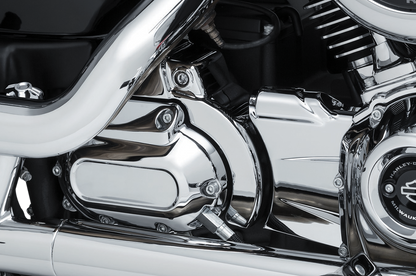 Kuryakyn 6456 Chrome Precision Outer Transmission Shroud 18-21 Harley Softail