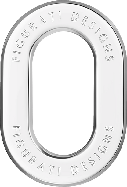 Figurati Designs Chrome Left Antenna Ring Insert 2009-2023 Harley Touring FLHX