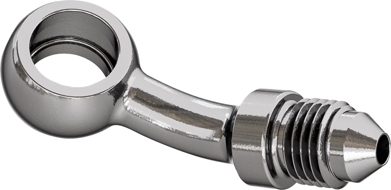 Goodridge Universal Steel 35° 3/8" 10mm Brake Line Banjo Adapter for Harley