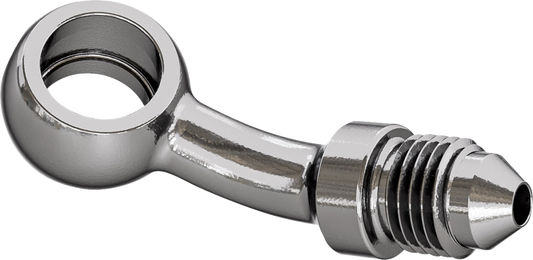 Goodridge Universal Steel 35° 3/8" 10mm Brake Line Banjo Adapter for Harley