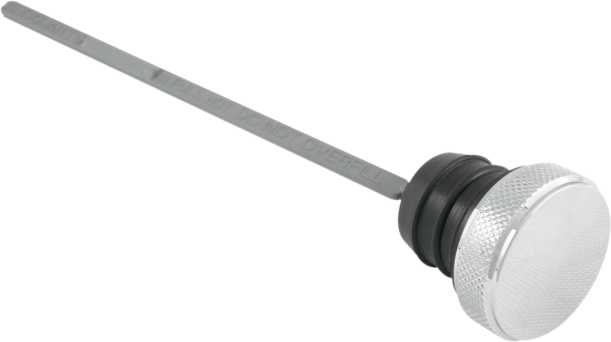 Drag Specialties Chrome Peaked Oil Dipstick fits 2000-2006 Harley Touring