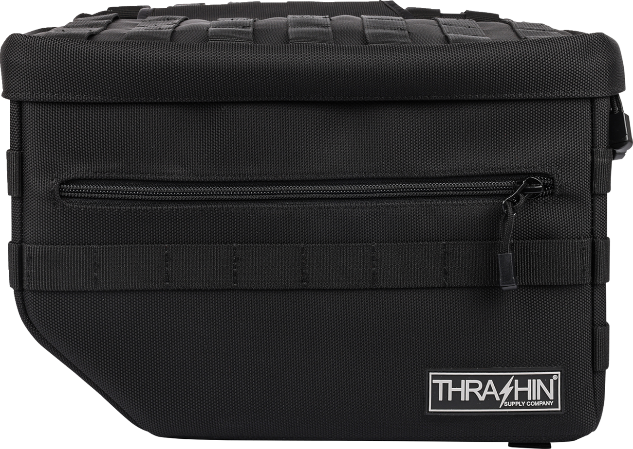 Thrashin Escape Storage Saddlebags for 1982-2023 Harley Softail Dyna TSB-0007