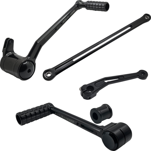 Arlen Ness Black SpeedLiner Foot Control Kit for 1999-2024 Harley Touring