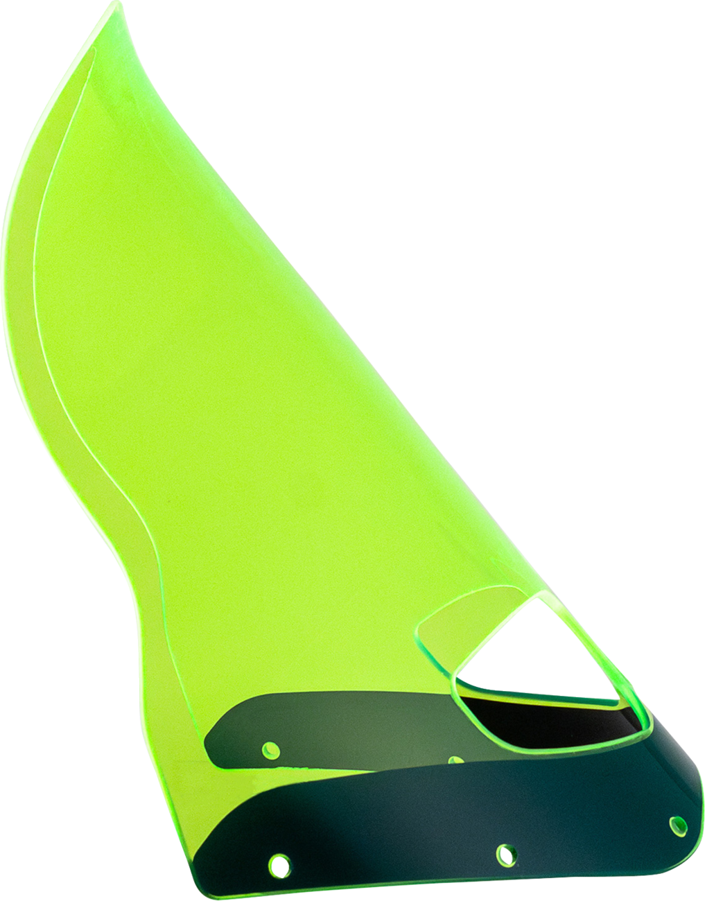 Klock Werks 15" Flare Green Ice Road Warrior Fairing Motorcycle Windshield