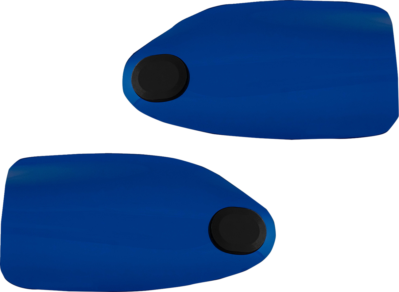 Klock Werks Blue Kolor Flare Hand Guards for 2014-25 Indian Challenger Chieftain