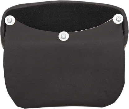 Drag Specialties Chopped Tour Pak Smooth Black Backrest Pad for Harley Touring