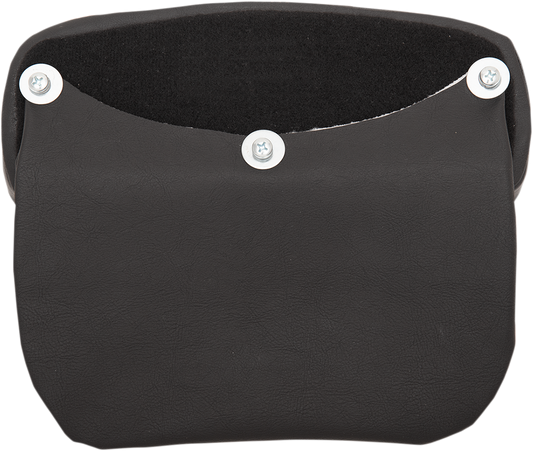 Drag Specialties Chopped Tour Pak Smooth Black Backrest Pad for Harley Touring