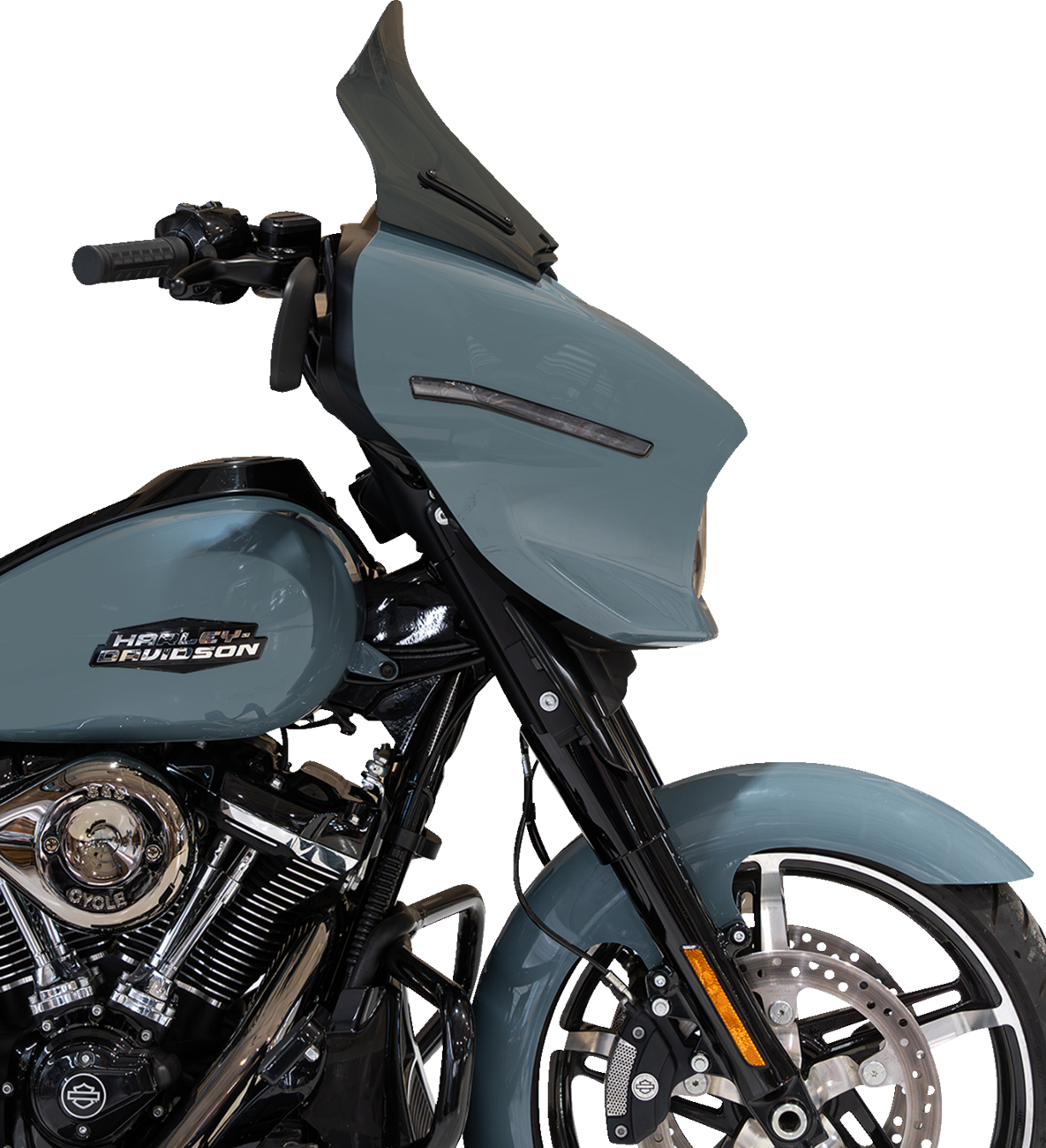Klock Werks Flare 12" Dark Smoke Windshield for 2023-2025 Harley Street Glide