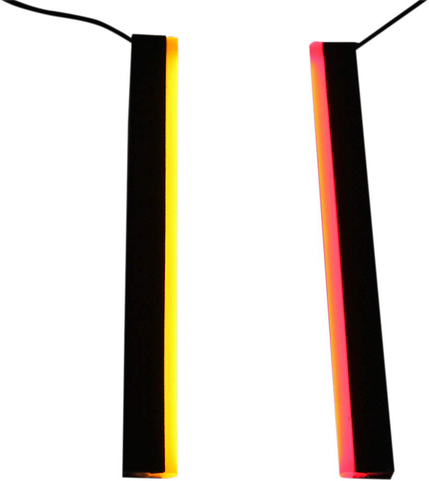 Custom Dynamics 10" Dual Color Plasma Rods Accent Light Kit fits Harley