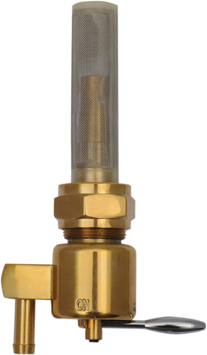 Drag Specialties Hi Flow Bronze Down Facing 5/16" Fuel Gas Petcock For Harley