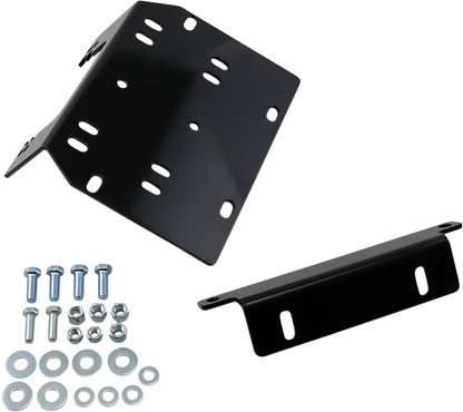 Moose Utility Black UTV Front Winch Mounting Kit for 2009-2023 Kawasaki KAF Mule