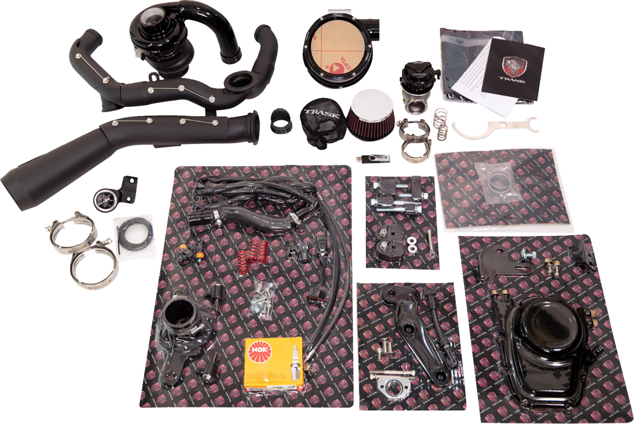 Trask  Black Tornado Turbo Performance Kit for 2017-2023 Harley Davidson M8