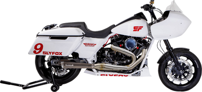Slyfox 2-into-1  Full Exhaust System fits 2017-2023 Harley Touring FLTR FLHX M8