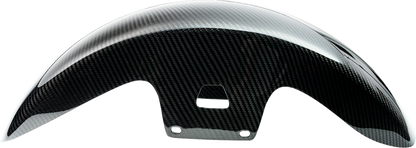 Slyfox Carbon Fiber Gloss Mid Front Fender for 2014-2025 Harley Touring Softail