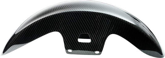 Slyfox Carbon Fiber Gloss Mid Front Fender for 2014-2025 Harley Touring Softail