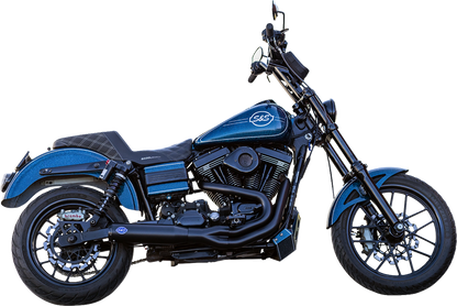 S&S Cycle 2-into-1 Qualifier Exhaust System for 2006-2007 Harley Dyna FXD FXDB
