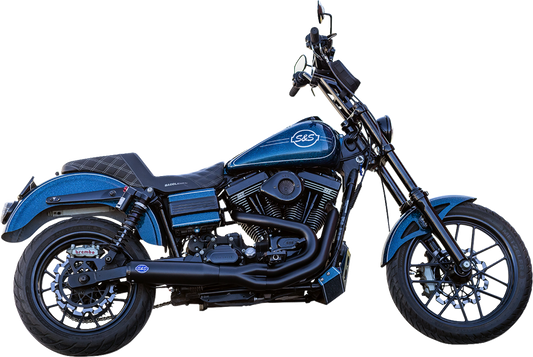 S&S Cycle 2-into-1 Qualifier Exhaust System for 2006-2007 Harley Dyna FXD FXDB