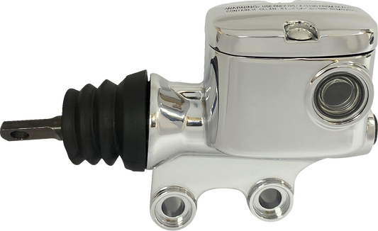 Drag Specialties Chrome Rear Brake Master Cylinder 2008-2023 Harley Touring M8